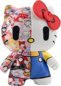 YuMe Toys Sanrio DZNR Plush Figure Hello Kitty 50th Anniversary Edition 18 cm