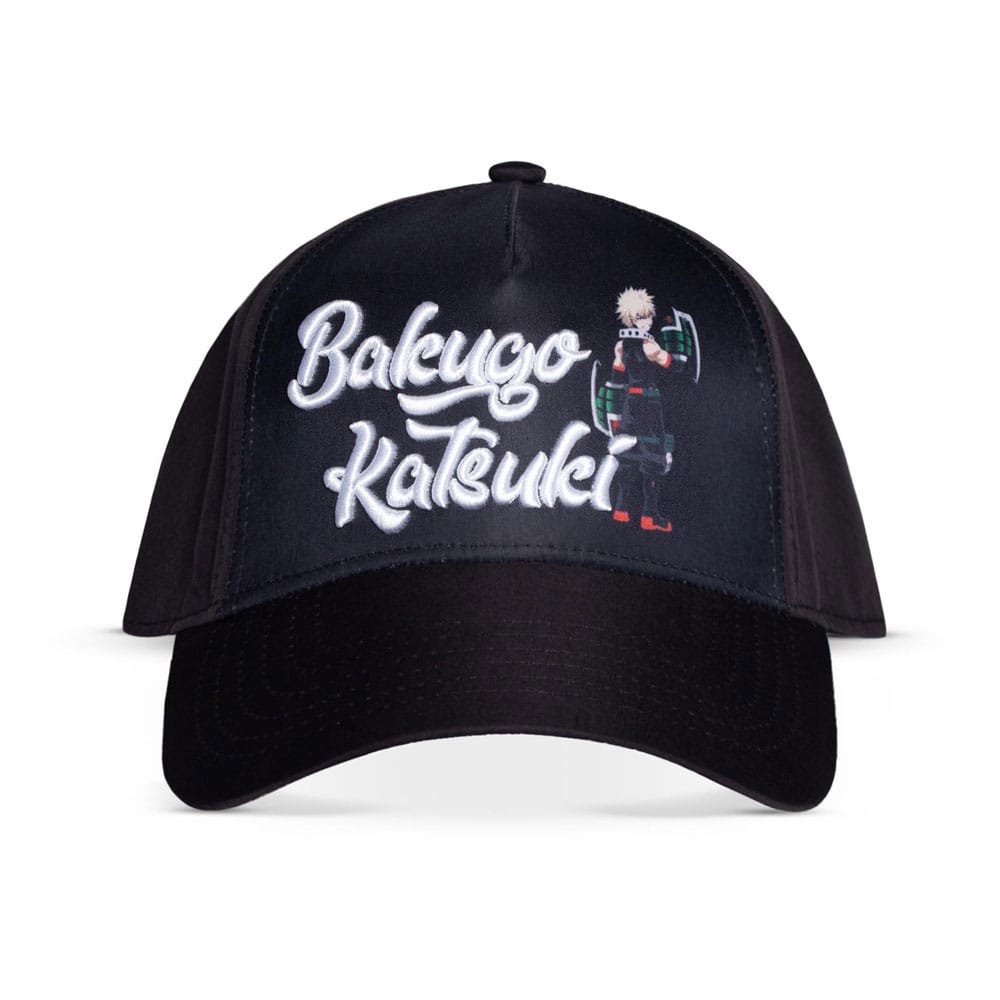 Difuzed My Hero Academia Curved Bill Cap Katsuki Bakugo 3D Logo