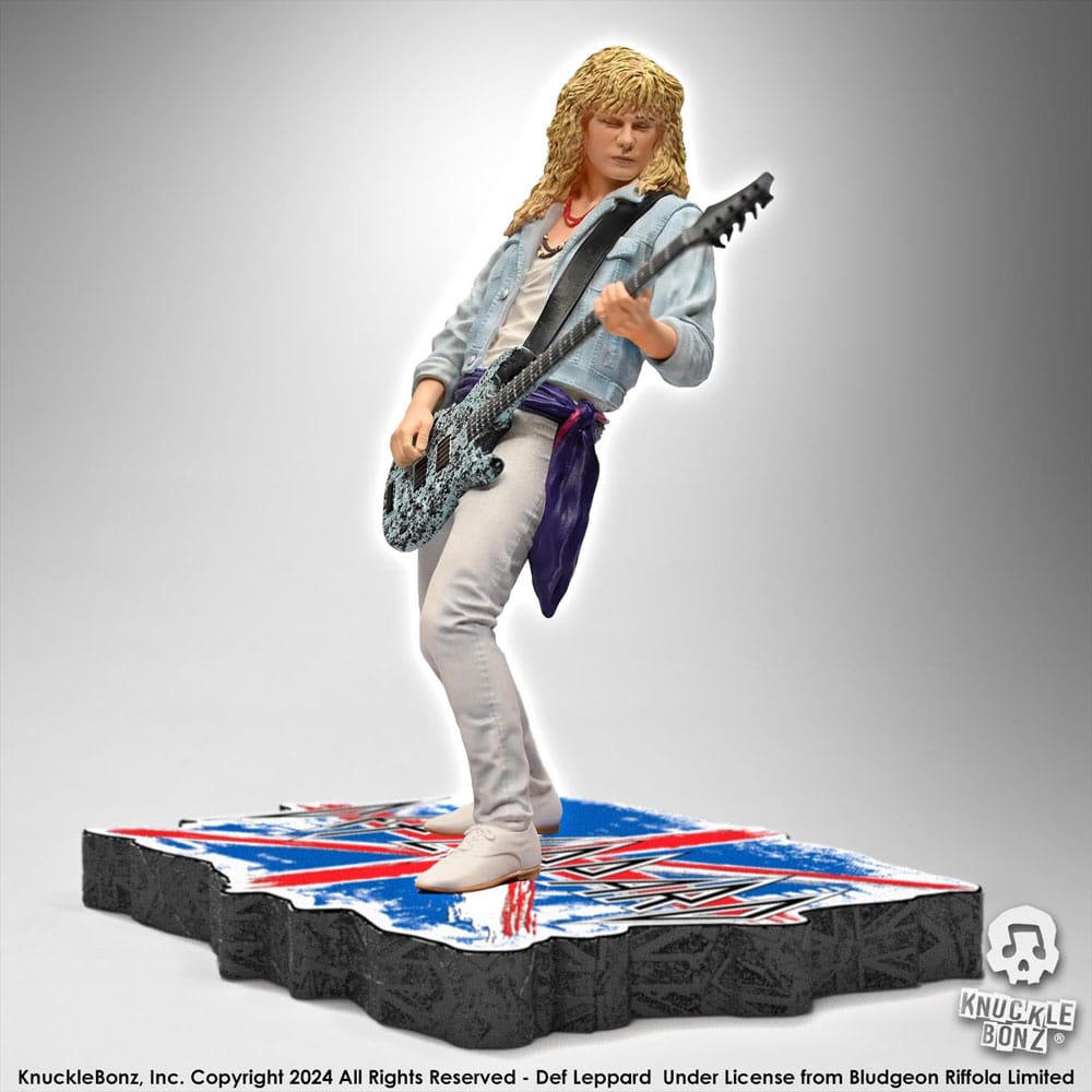 KnuckleBonz Def Leppard Rock Iconz Statue Rick Savage 24 cm