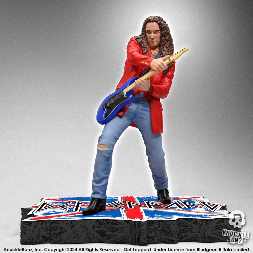 KnuckleBonz Def Leppard Rock Iconz Statue Vivian Campbell 24 cm