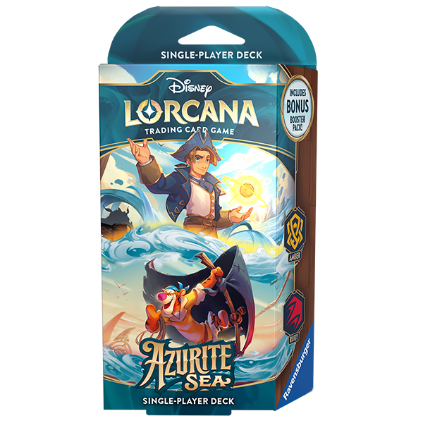 Ravensburger Disney Lorcana TCG - Azurite Sea - Amber & Ruby Starter Deck (EN)
