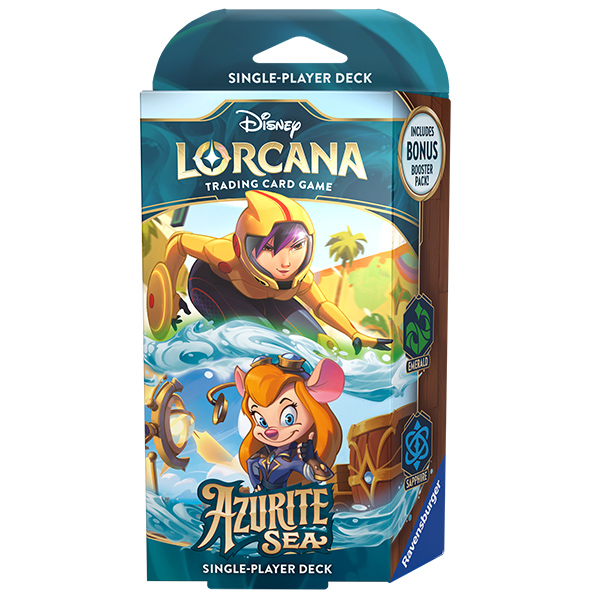 Ravensburger Disney Lorcana TCG - Azurite Sea - Emerald & Sapphire Starter Deck (EN)