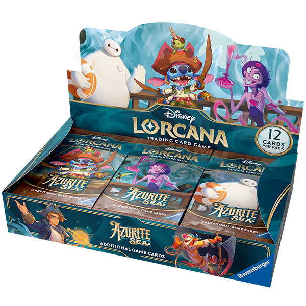 Ravensburger Disney Lorcana TCG - Azurite Sea - Booster Box (24 boosterů) (EN)
