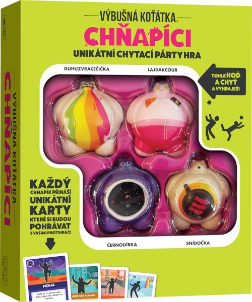 Exploding Kittens Výbušná koťátka: Chňapíci - párty hra - CZ