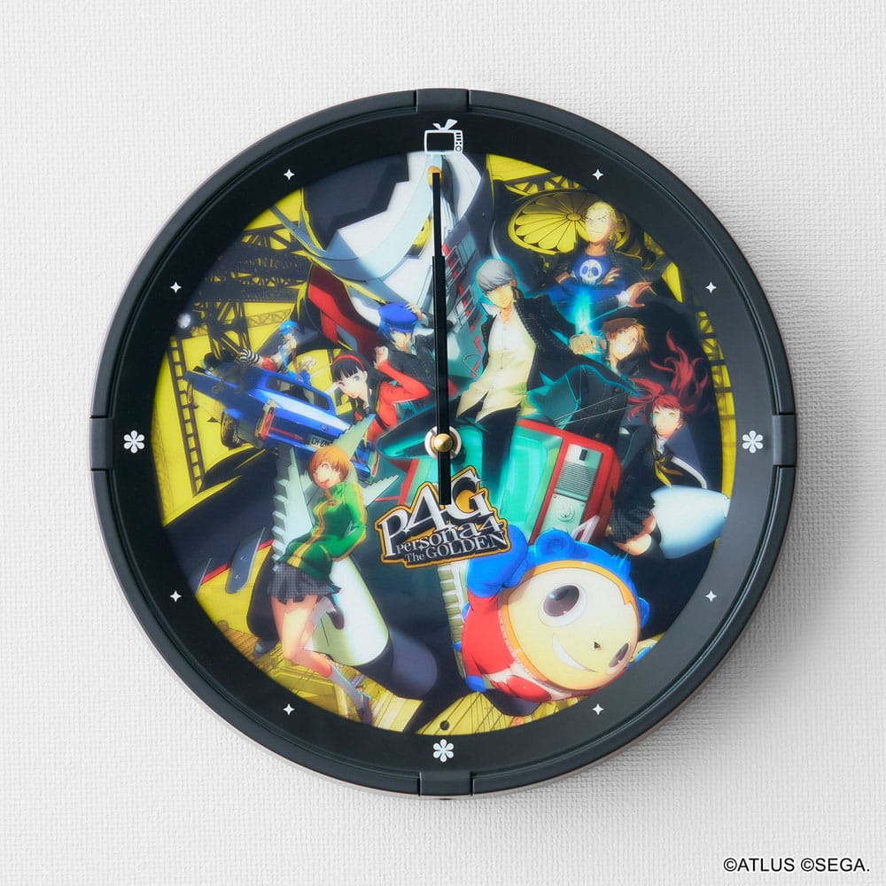 Square-Enix Persona 4 Golden Melody Wall Clock with Sound