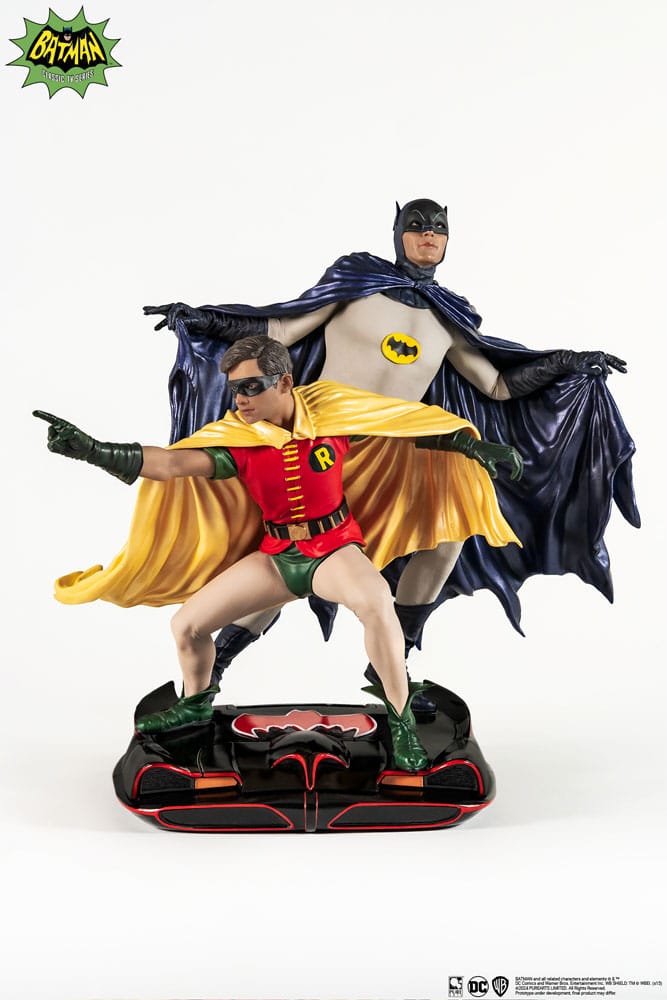 Pure Arts DC Comics PVC Diorama Statue 1/8 Batman & Robin 1966 23 cm