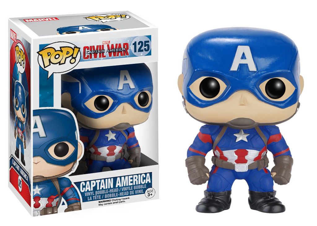 Funko Captain America Civil War POP! Vinyl Bobble-Head Captain America 10 cm