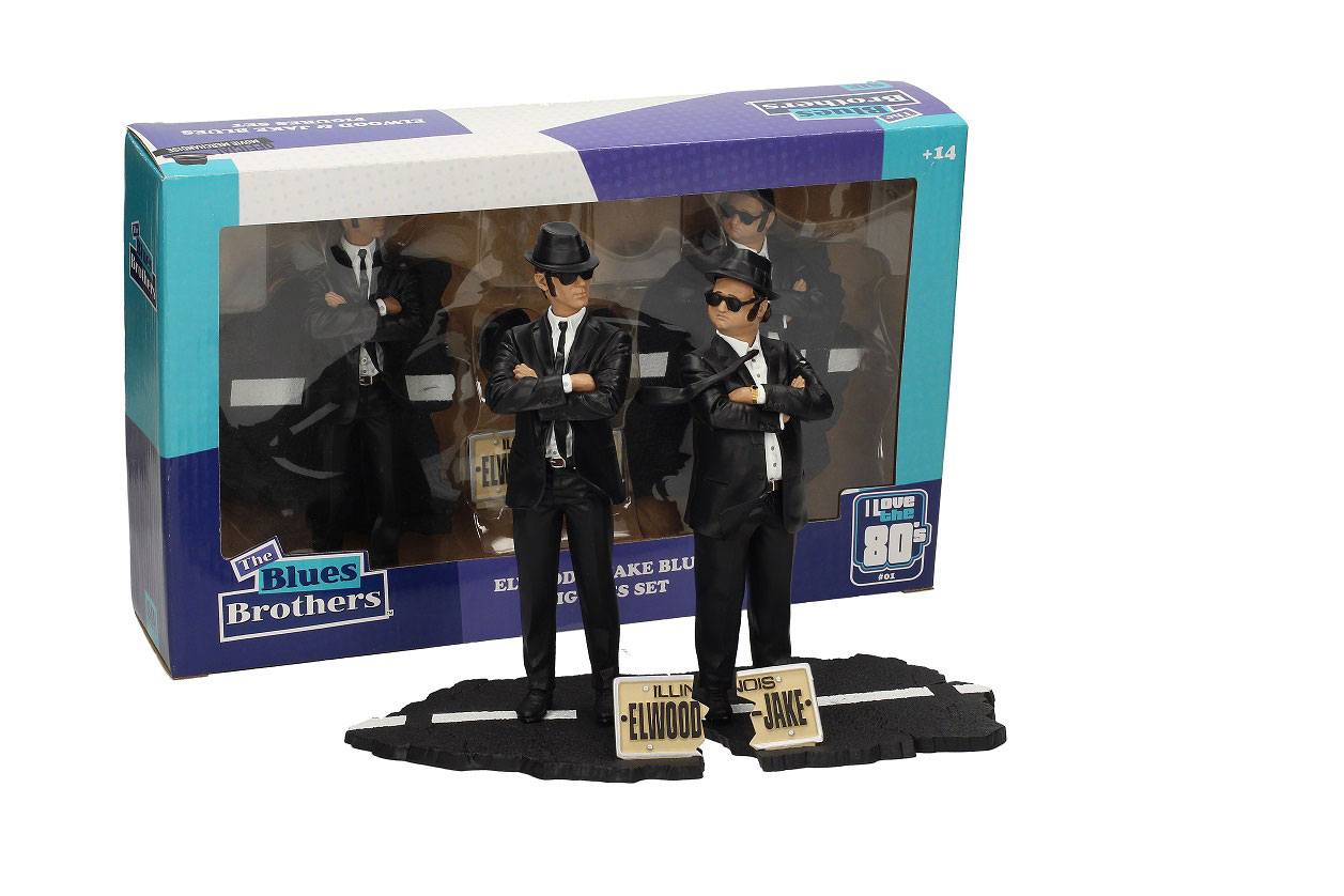 SD Toys Blues Brothers Movie Icons sošly 2-Pack Jake & Elwood 18 cm