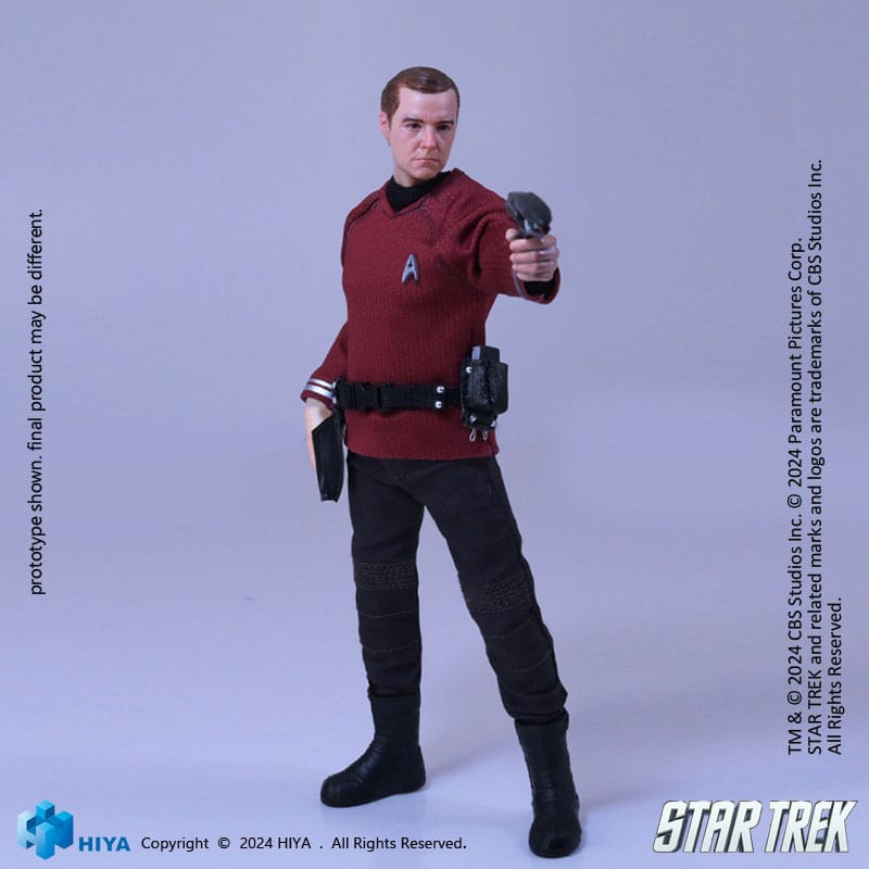 Hiya Toys Star Trek 2009 Exquisite Super Series Actionfigur 1/12 Scotty 16 cm