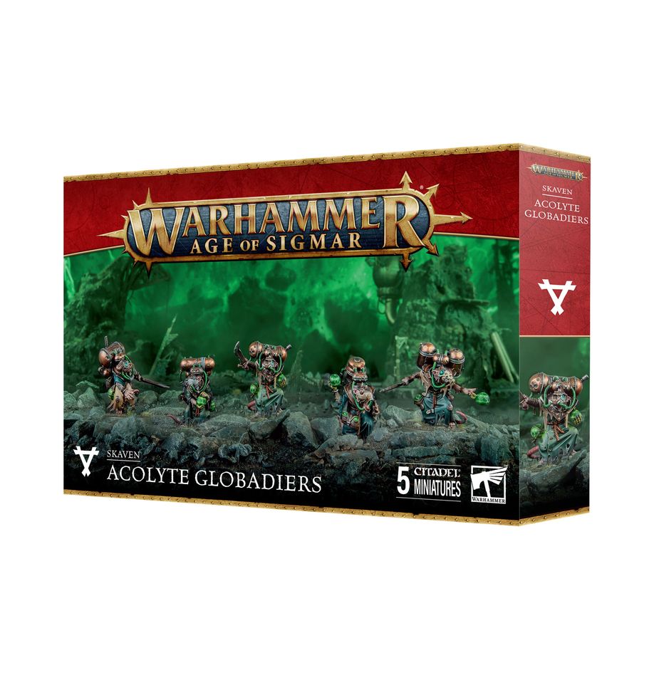 Games Workshop Warhammer: Age of Sigmar - mini figurky - Skaven: Acolyte Globadiers