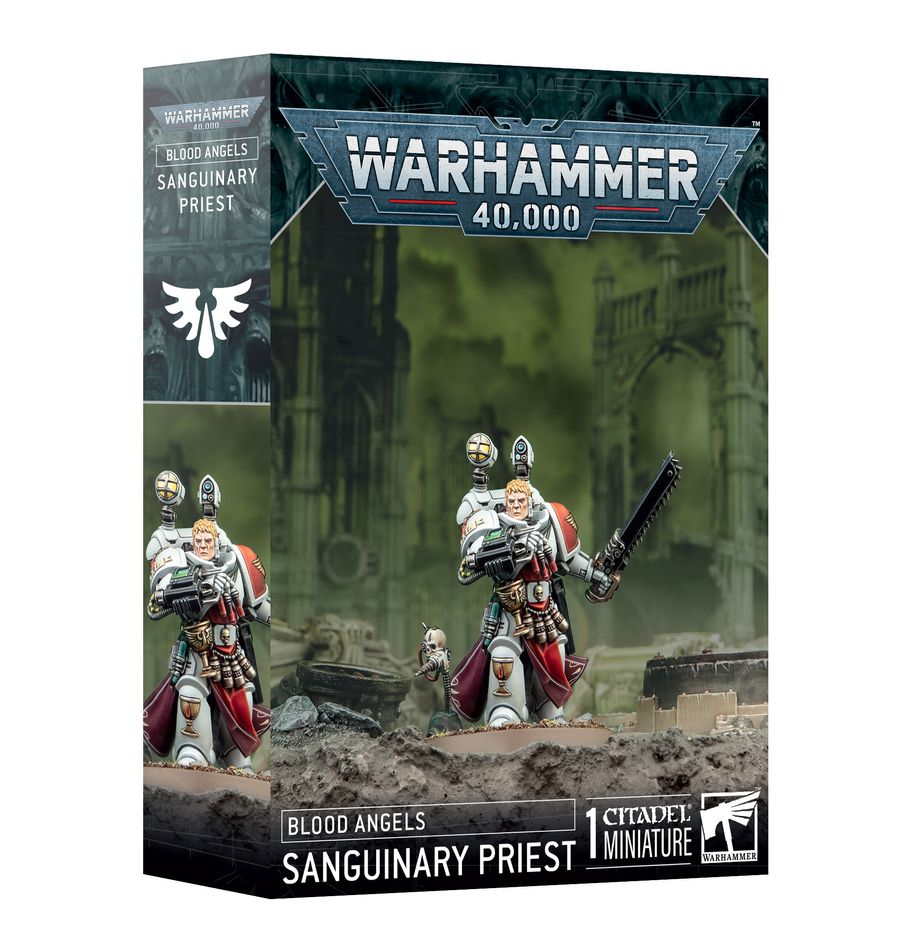 Games Workshop Warhammer 40,000 - mini figurky - Blood Angels: Sanguinary Priest