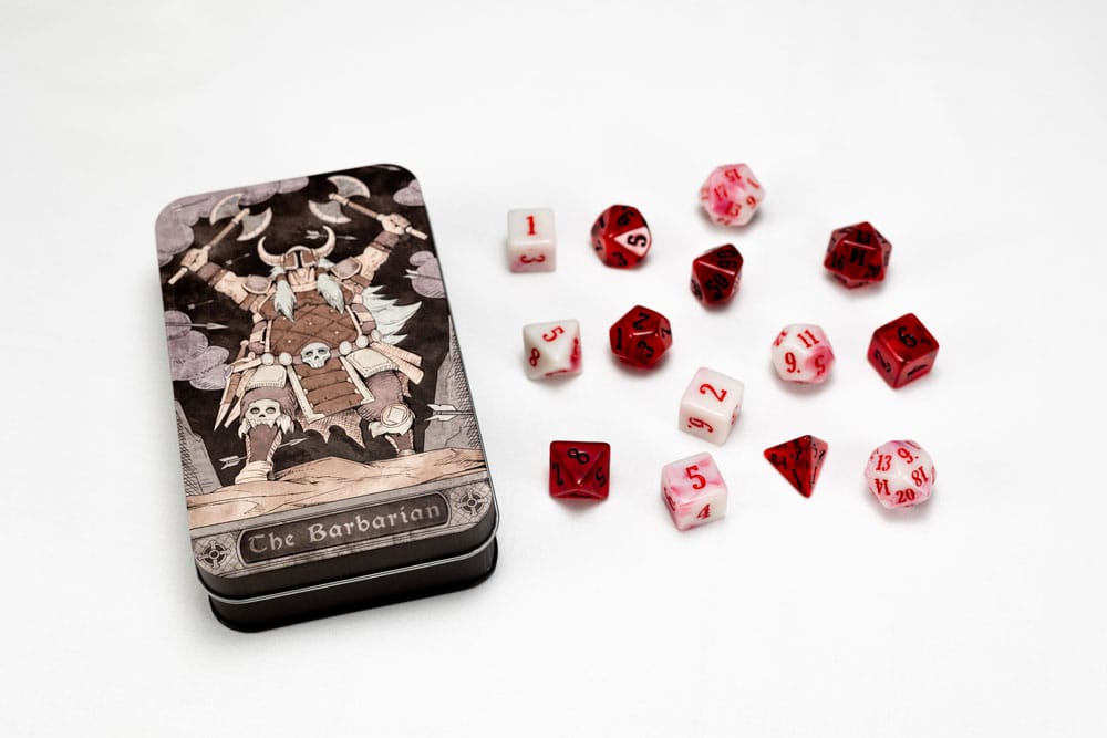 Beadle & Grimm´s Character Class Classic RPG Dice Set Barbarian (13)