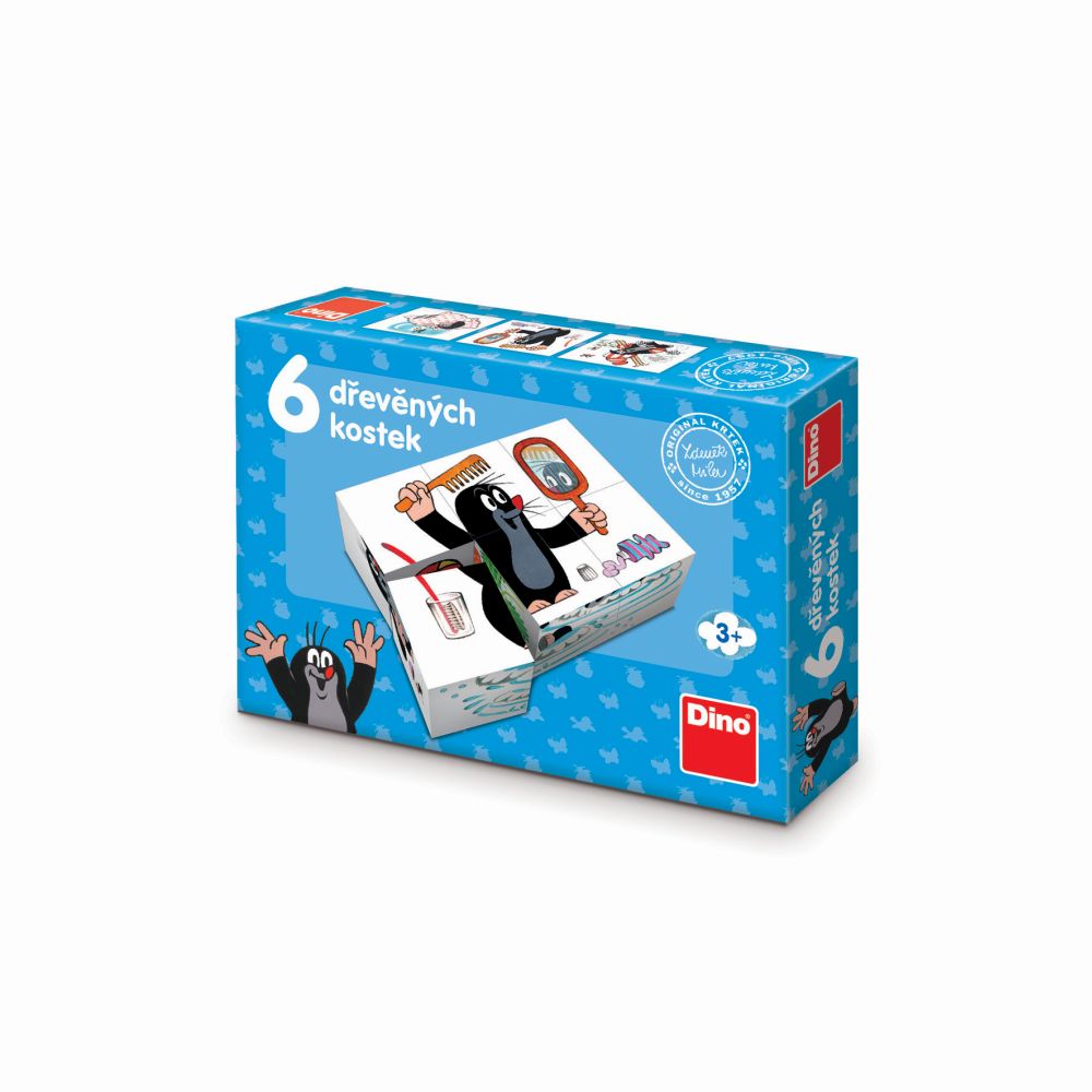 Dino KRTEK 6 Dřevěné licenční kostky