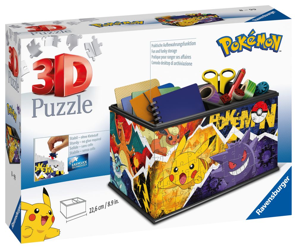 Ravensburger Pokémon - 3D puzzle - Úložný box - 216 dílků