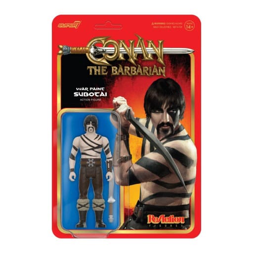 Super7 Conan The Barbarian ReAction Action Figure Wave 02 Subotai (War Paint) 10 cm