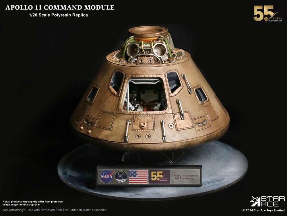 Star Ace Toys Apollo 11 Replica 1/20 Command Module (DX) 20 cm