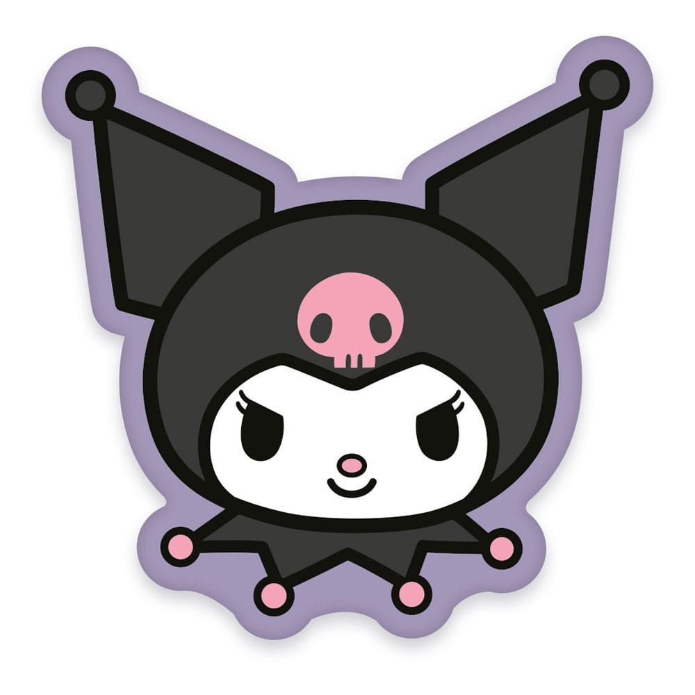 Herding Sanrio s tváří Kuromi polštář  36 cm