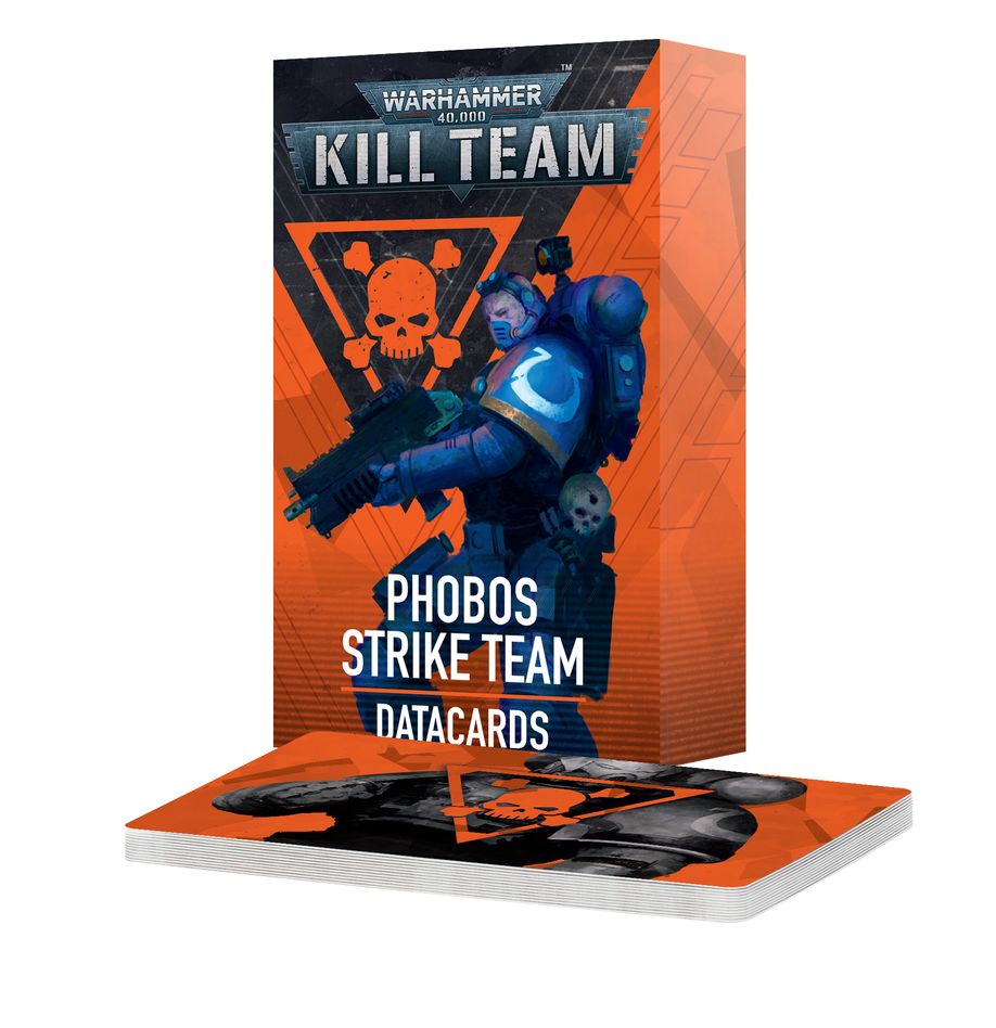 Games Workshop Warhammer 40,000 - doplněk - Kill Team: Phobos Strike Team Datacards 2024 (EN)