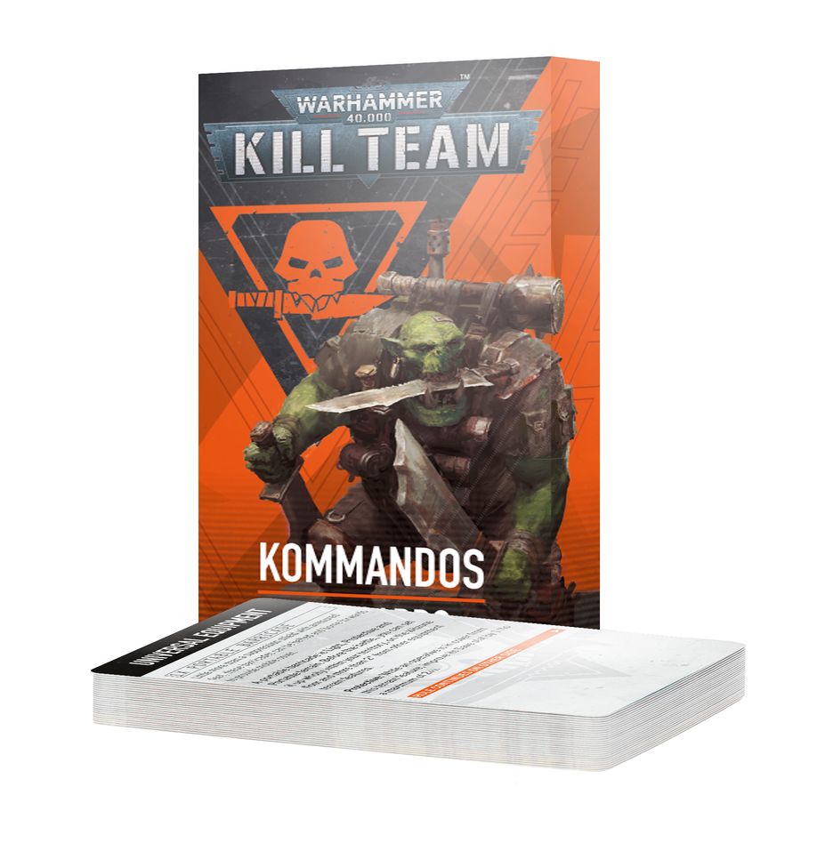 Games Workshop Warhammer 40,000 - doplněk - Kill Team: Kommandos Datacards 2024 (EN)