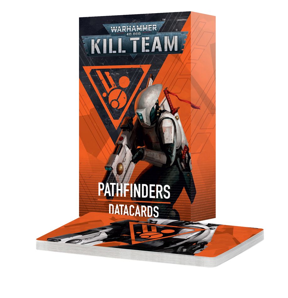Games Workshop Warhammer 40,000 - doplněk - Kill Team: Pathfinders Datacards 2024 (EN)