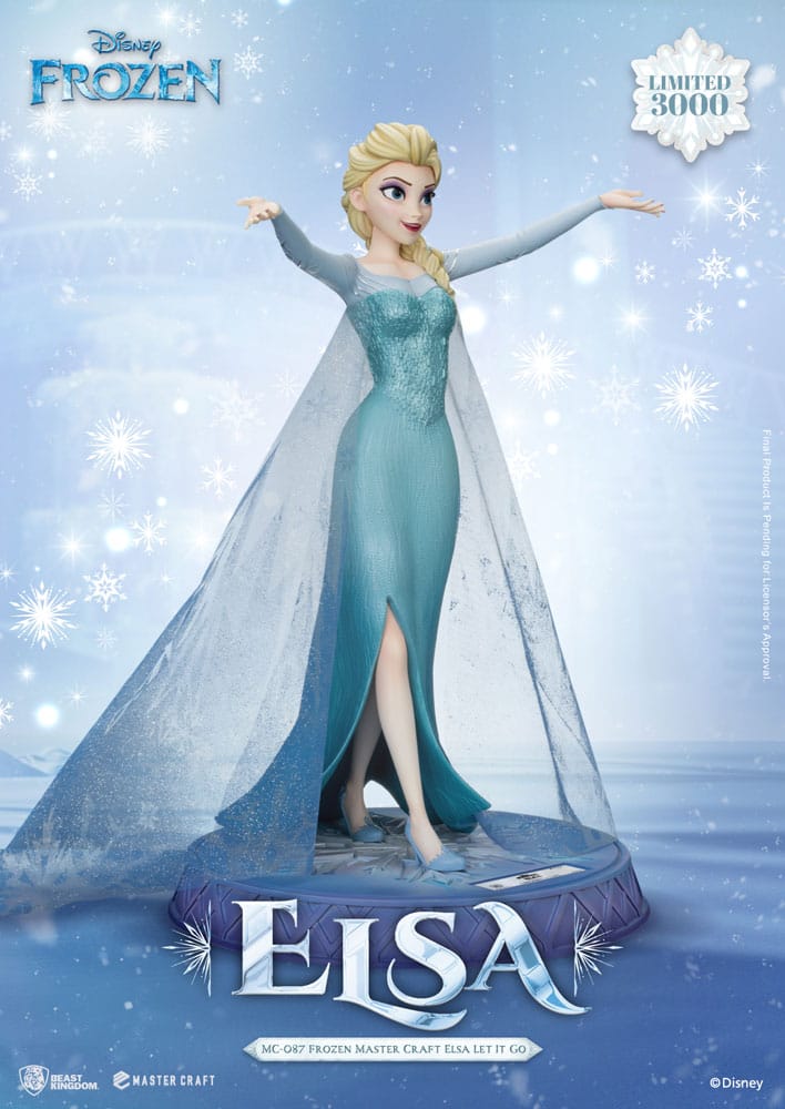 Beast Kingdom Toys Frozen Master Craft soška Elsa Let It Go 40 cm