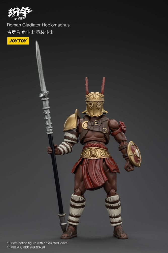 Joy Toy (CN) Strife akční figurka 1/18 Římský Gladiátor Hoplomachus 11 cm