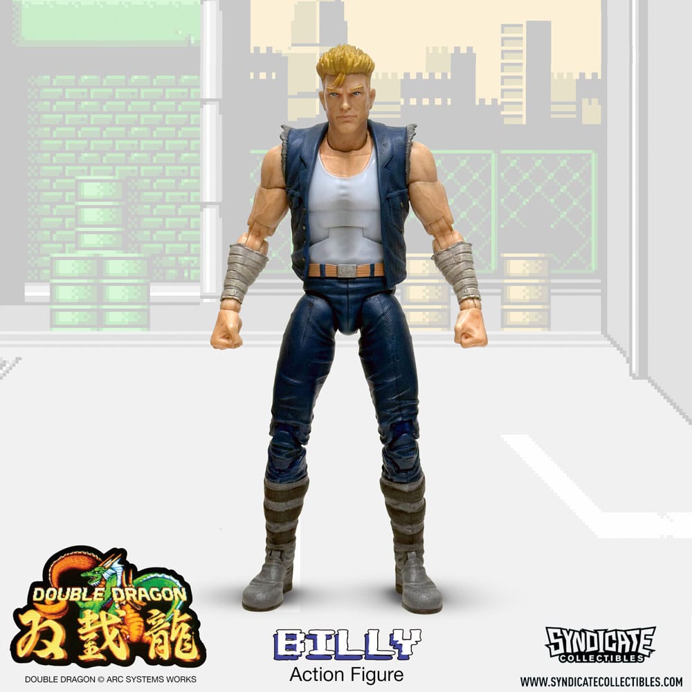 Syndicate Collectibles Double Dragon Deluxe Action Figure 1/12 Billy 18 cm