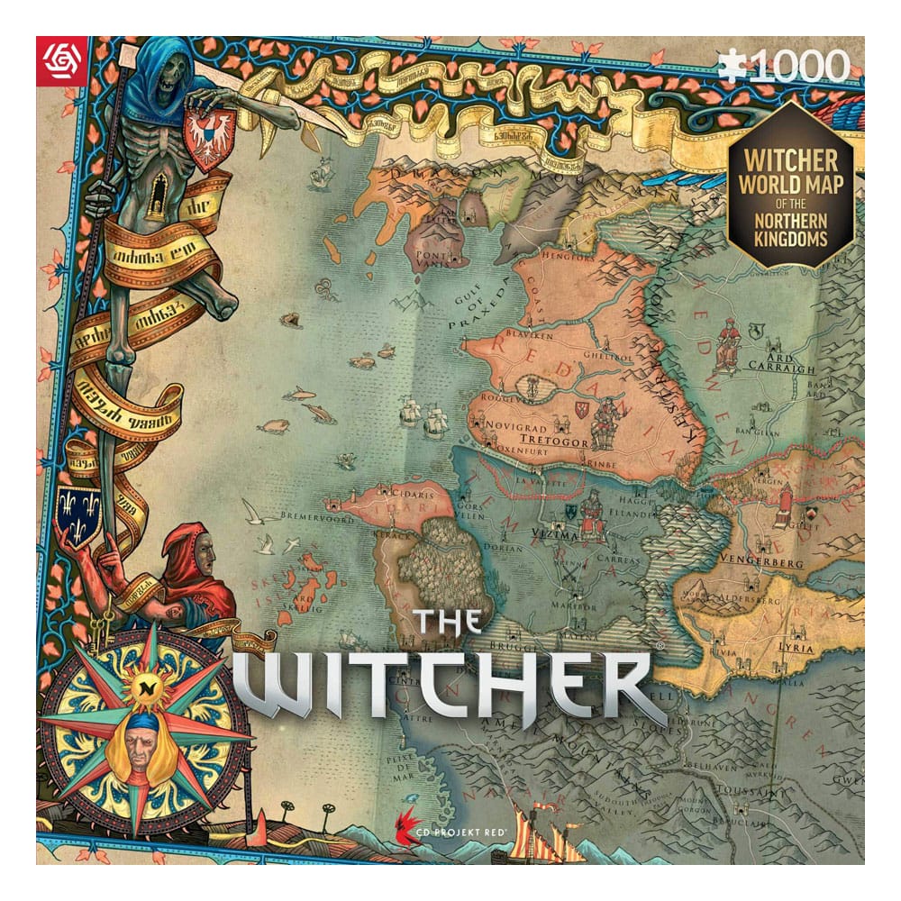 Good Loot The Witcher 3 Gaming Puzzle The Northern Kingdoms (1000 pieces)