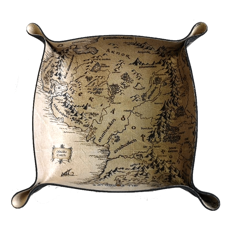 All Rolled Up Dice Tray - Mapa Středozemě