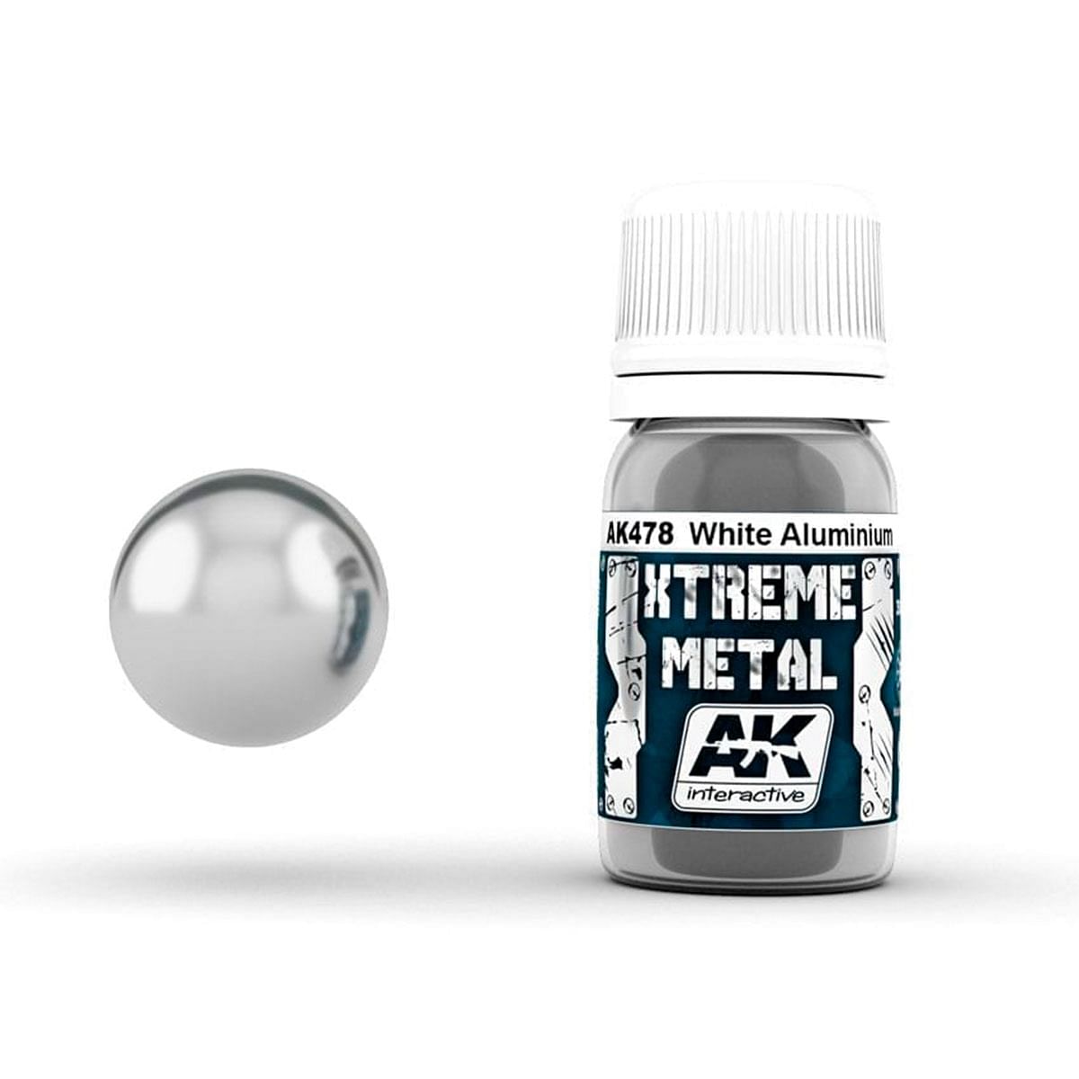 AK Interactive AK Interactive: Xtreme Metal - White Aluminium