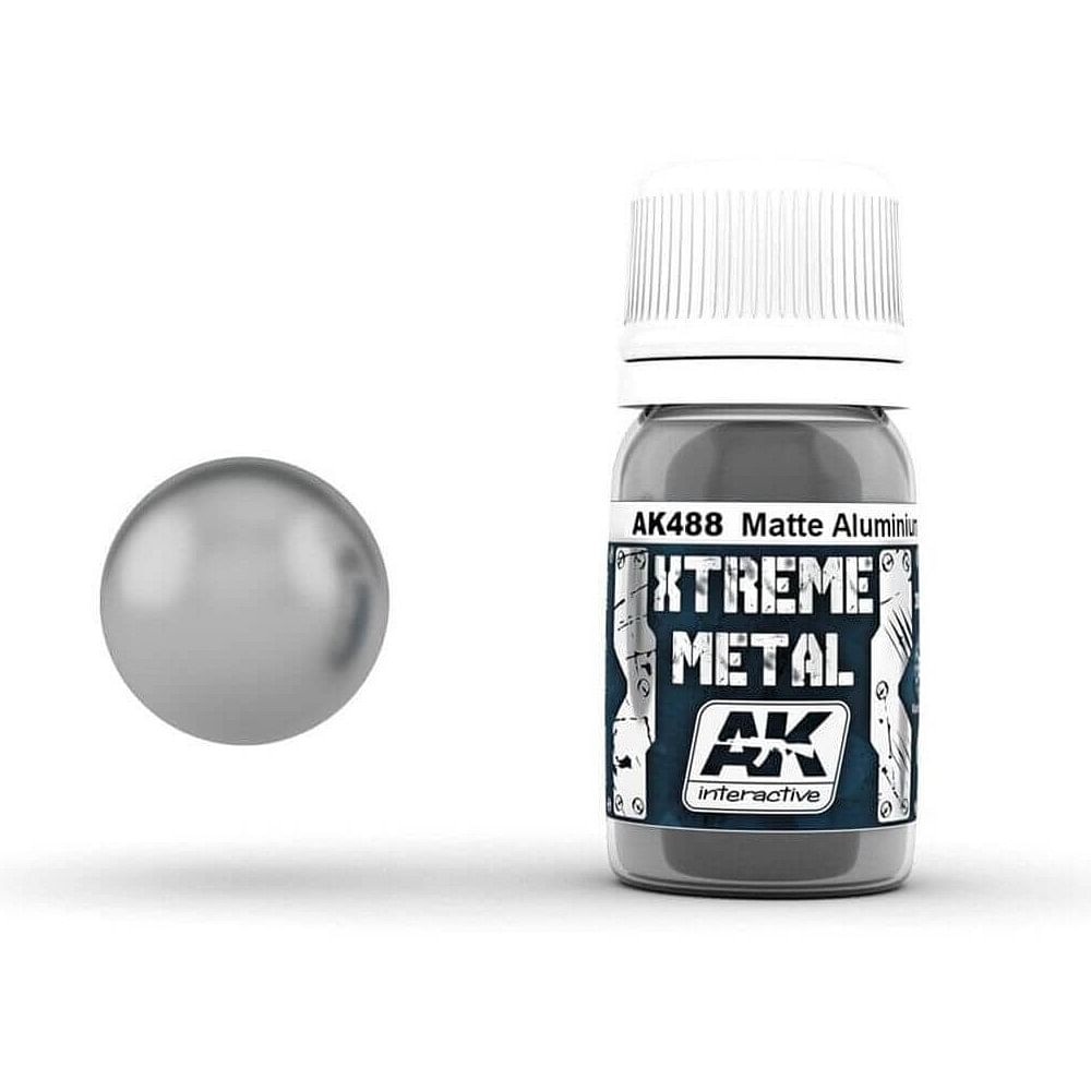 AK Interactive AK Interactive: Xtreme Metal - Matte Aluminium
