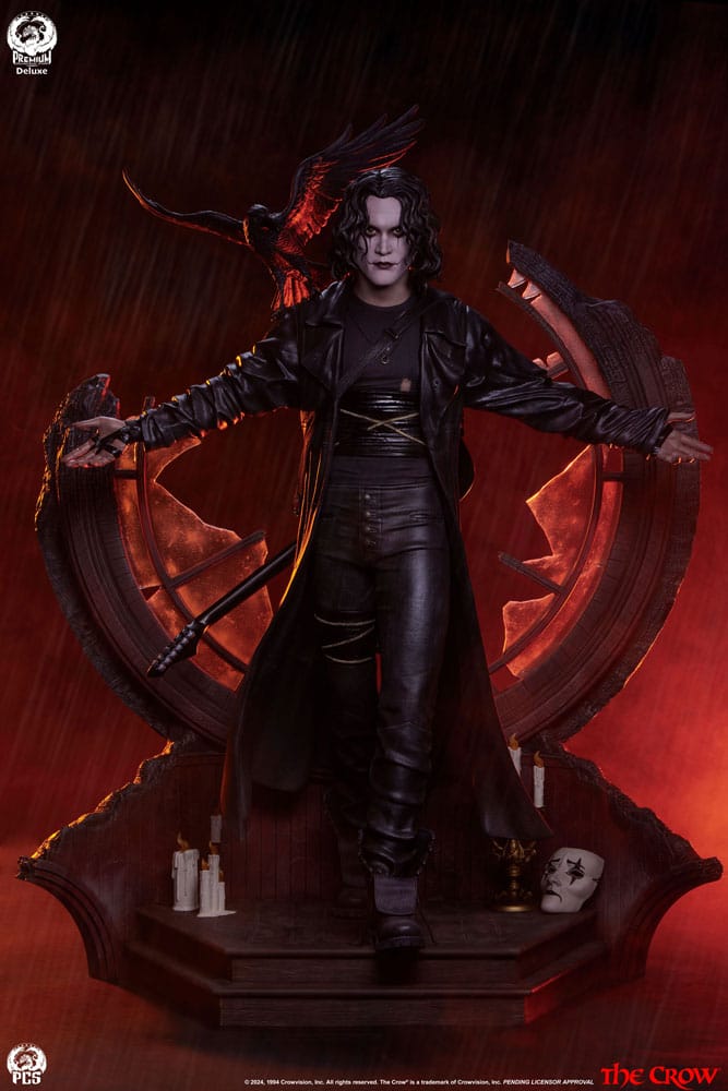 Premium Collectibles Studio The Crow Epic Series Statue 1/3 Crow Deluxe Edition 66 cm