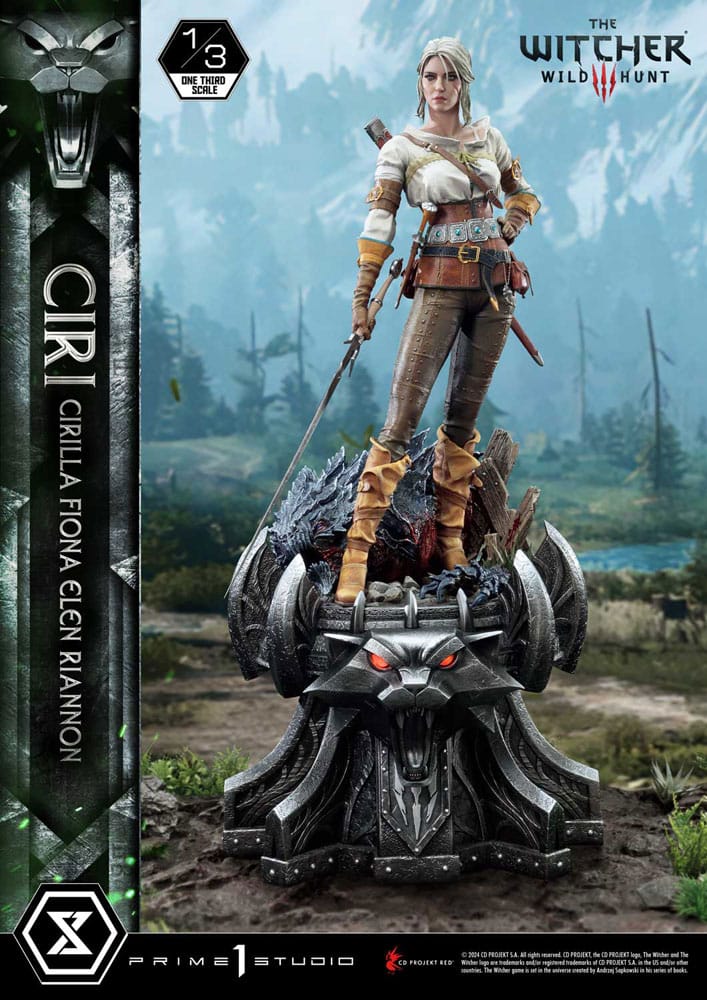 Prime 1 Studio The Witcher 3: Wild Hunt Museum Masterline Statue 1/3 Wild Hunt Ciri Fiona Elen Riannon 81 cm