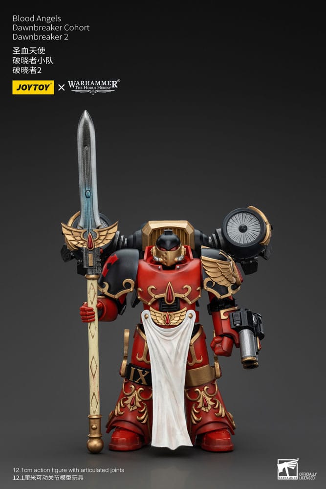 Joy Toy (CN) Warhammer The Horus Heresy Action Figure 1/18 Blood Angels Dawnbreaker Cohort Dawnbreaker 2 13 cm