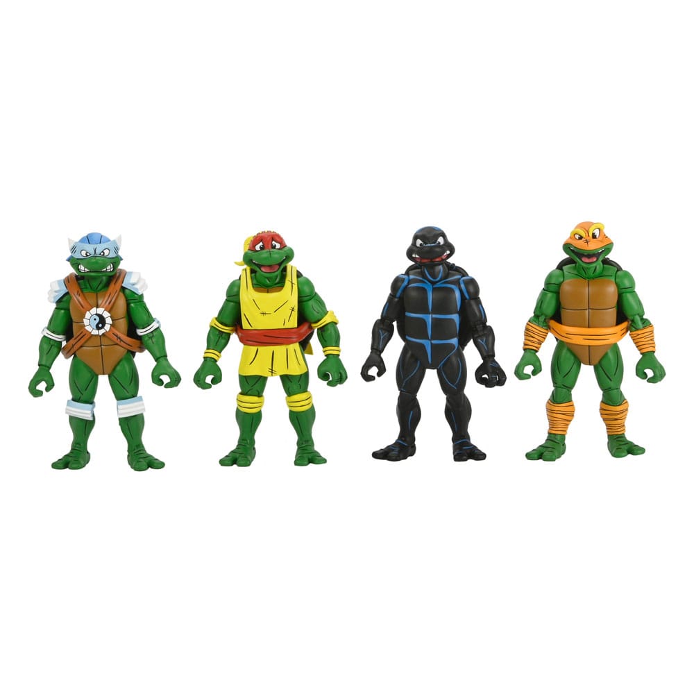 NECA Teenage Mutant Ninja Turtles (Archie Comics) Action Figures 4-Pack Stump Wrestling Turtles 18 cm