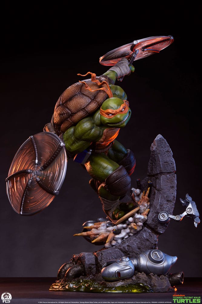 Premium Collectibles Studio Teenage Mutant Ninja Turtles Statue 1/3 Michelangelo 67 cm