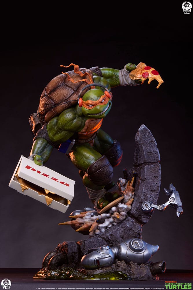 Premium Collectibles Studio Teenage Mutant Ninja Turtles Statue 1/3 Michelangelo Deluxe Edition 67 cm