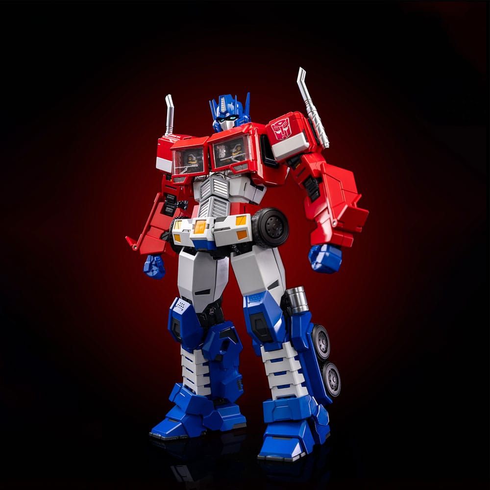 Unix Square Transformers Combot Diecast Action Figure Optimus Prime 19 cm