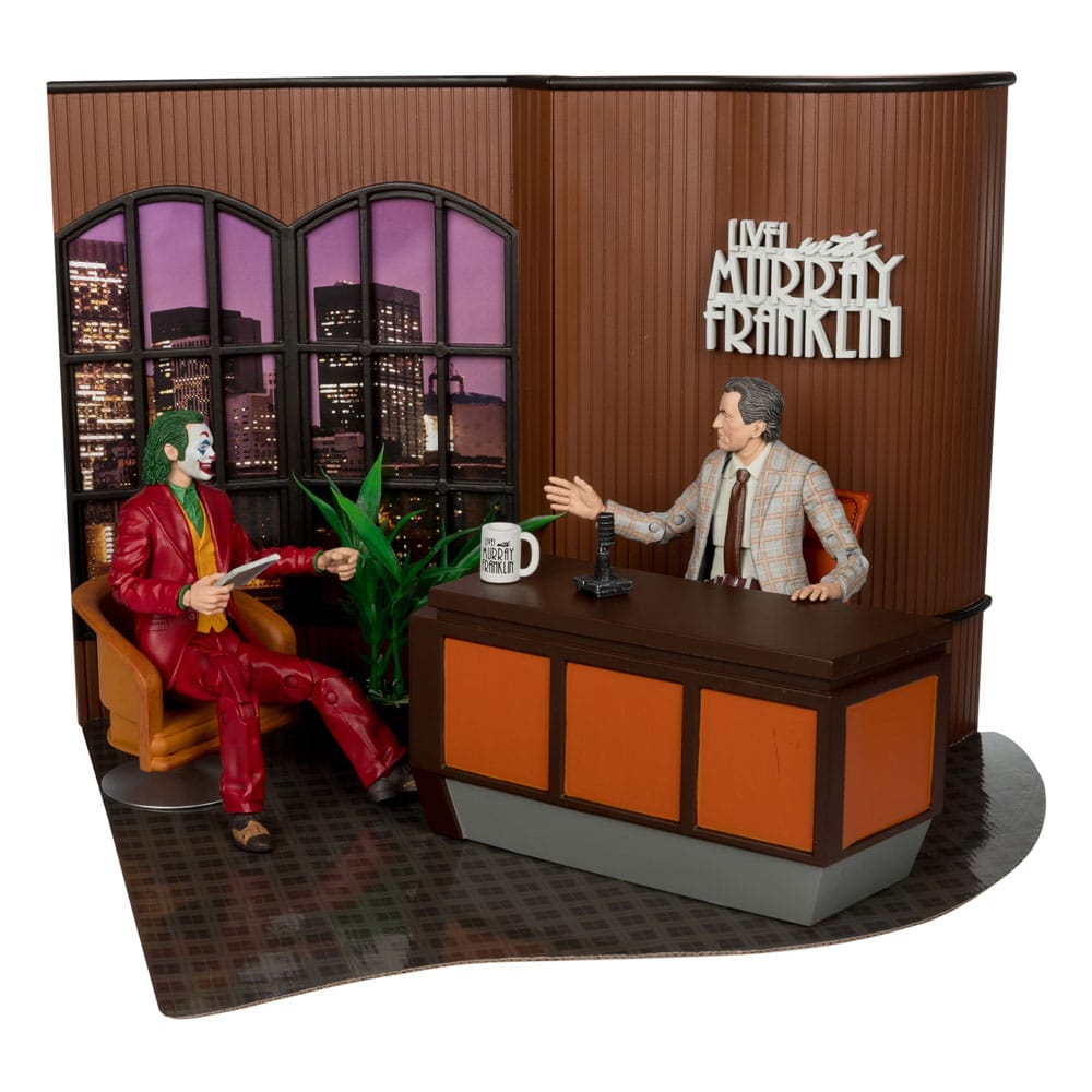 McFarlane Toys Joker DC Multiverse (Joker Movie) Deluxe Colllector Action Figure The Joker (Live with Murray Franklin) Limited Edition 18 cm