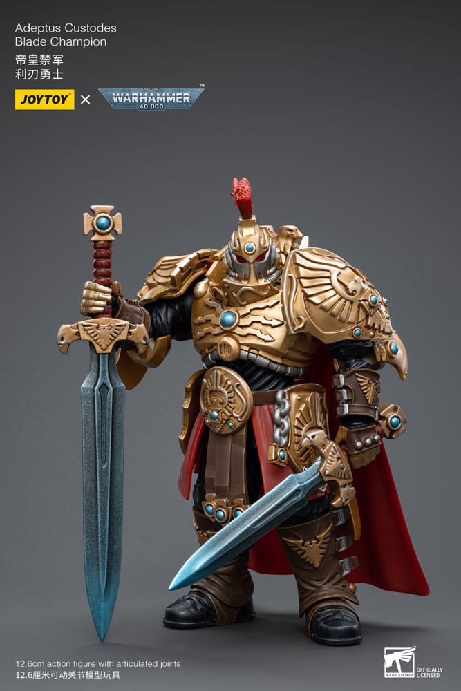 Joy Toy (CN) Warhammer 40k Action Figure 1/18 Adeptus Custodes Blade Champion 12 cm