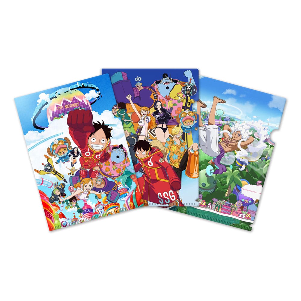 Sakami Merchandise One Piece Clearfile 3-Set Egghead Saga