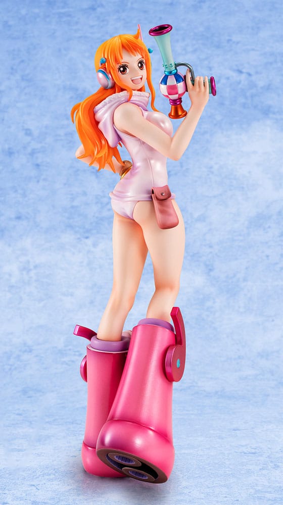 Megahouse One Piece Portrait Of Pirates PVC Statue Nami Evolutionary History 25 cm