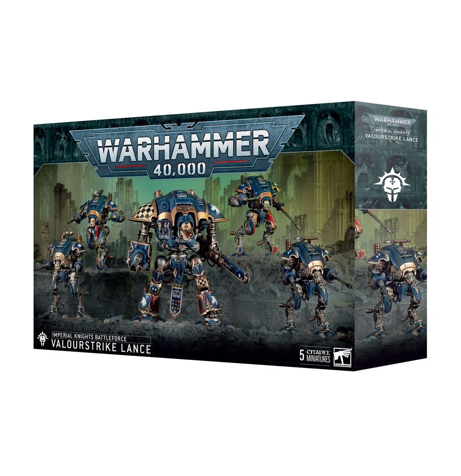 Games Workshop Warhammer 40,000 - mini figurky - Imperial Knights Battleforce: Valourstrike Lance