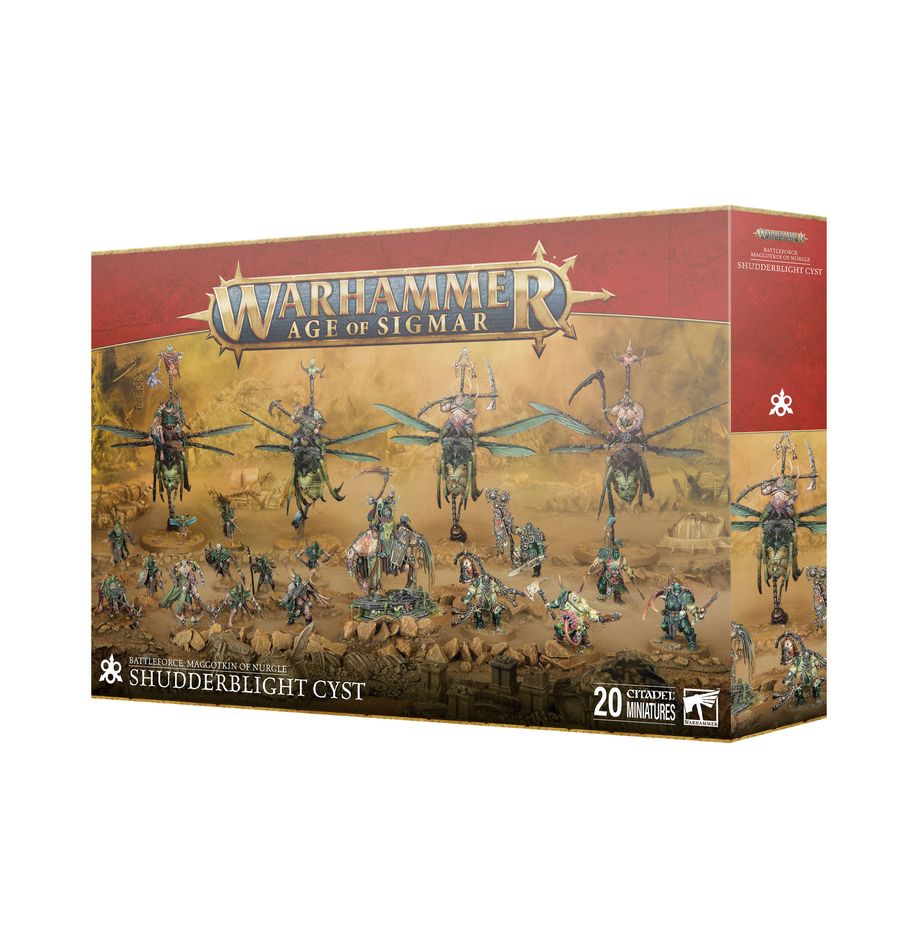 Games Workshop Warhammer: Age of Sigmar - mini figurky - Battleforce: Maggotkin of Nurgle - Shudderblight Cyst