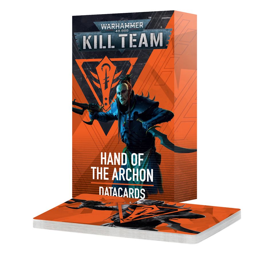 Games Workshop Warhammer 40,000 - doplněk - Kill Team: Hand of the Archon Datacards 2024 (EN)