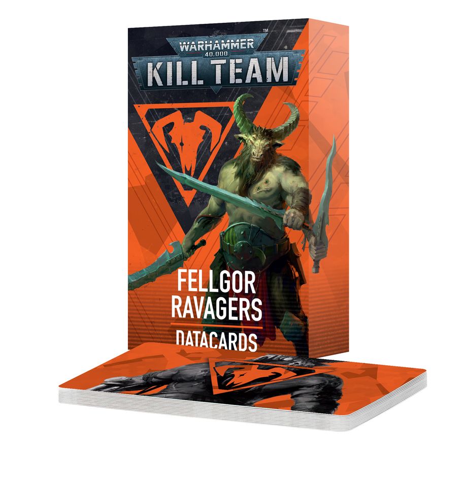 Games Workshop Warhammer 40,000 - doplněk - Kill Team: Fellgor Ravagers Datacards 2024 (EN)