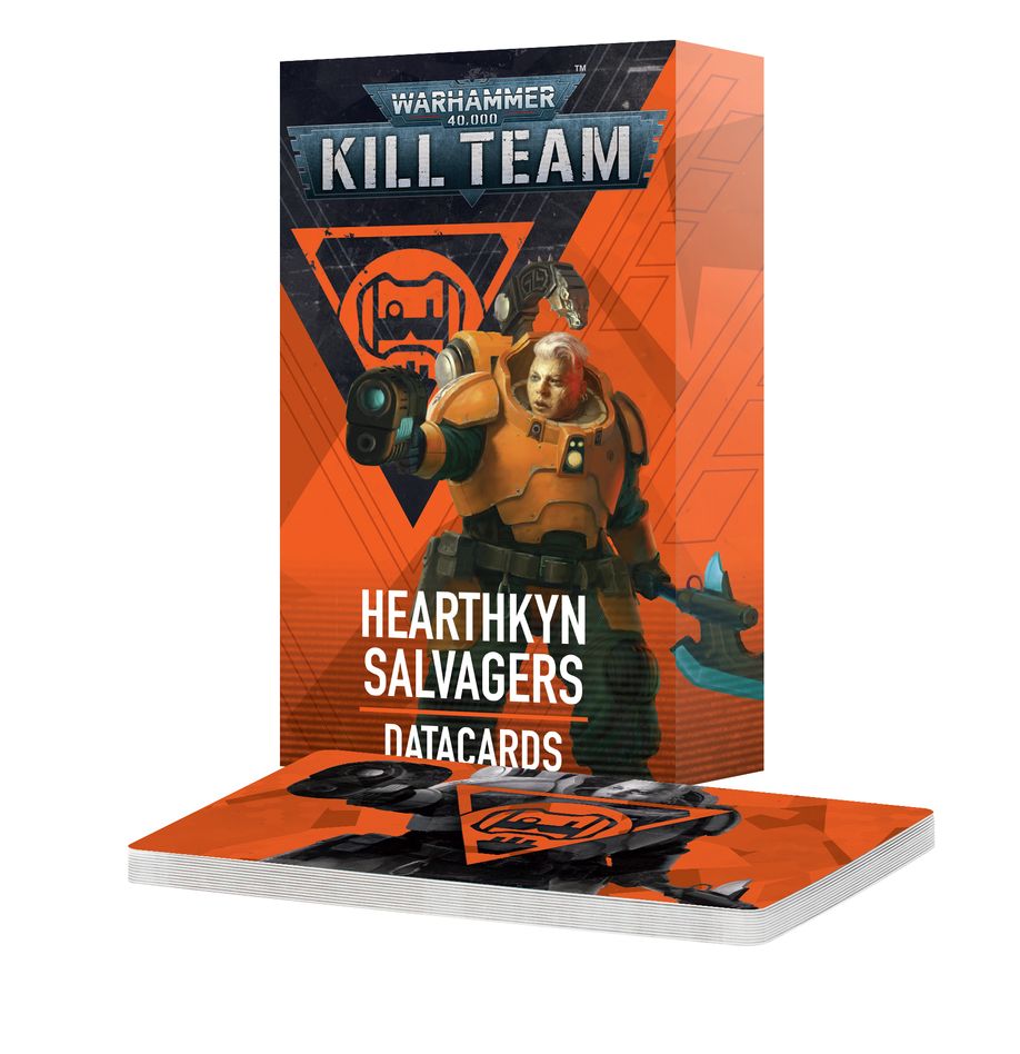 Games Workshop Warhammer 40,000 - doplněk - Kill Team: Hearthkyn Salvagers Datacards 2024 (EN)