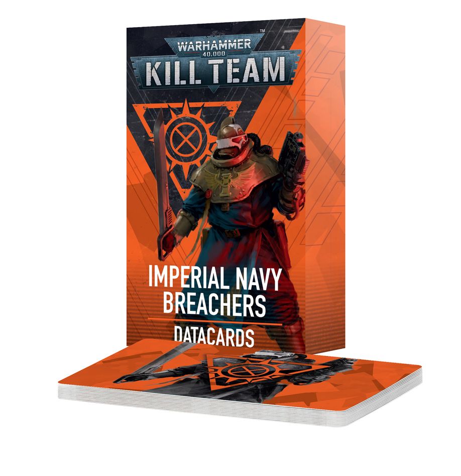 Games Workshop Warhammer 40,000 - doplněk - Kill Team: Imperial Navy Breachers Datacards 2024 (EN)