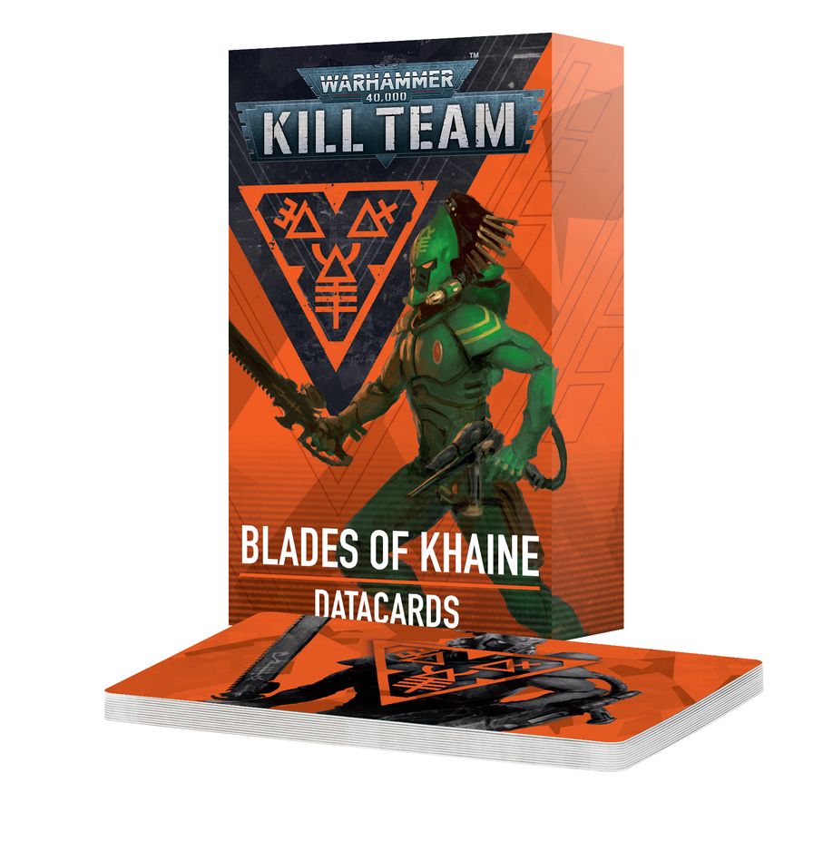 Games Workshop Warhammer 40,000 - doplněk - Kill Team: Blades Of Khaine Datacards 2024 (EN)