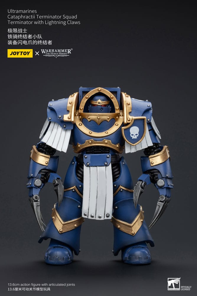 Joy Toy (CN) Warhammer The Horus Heresy akční figurka 1/18 Ultramarines Cataphractii Terminator Squad Terminator with Lightning Claws 14 cm